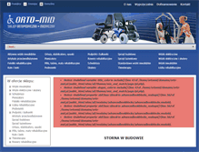 Tablet Screenshot of orto-mid.pl